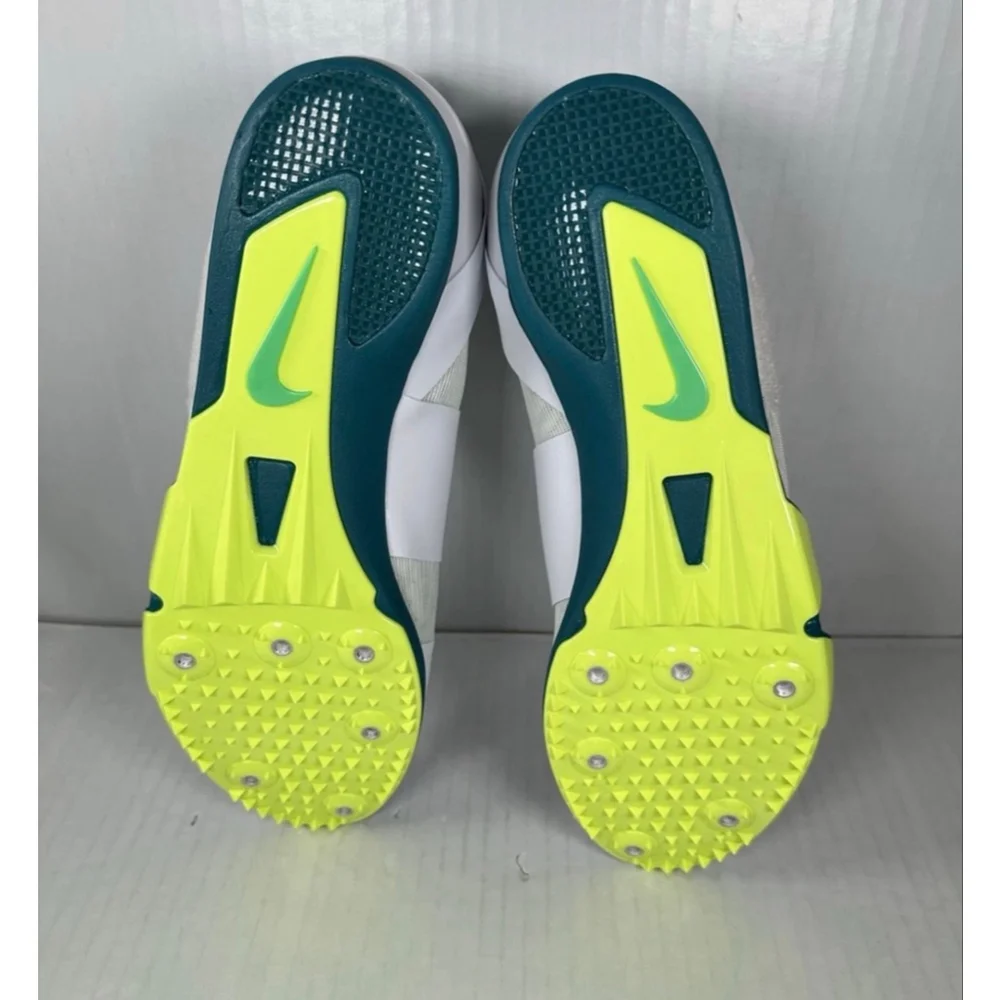 Nike Pole Vault Elite Spruce FZ9649-100 Track Cleats size 10.5 with spikes